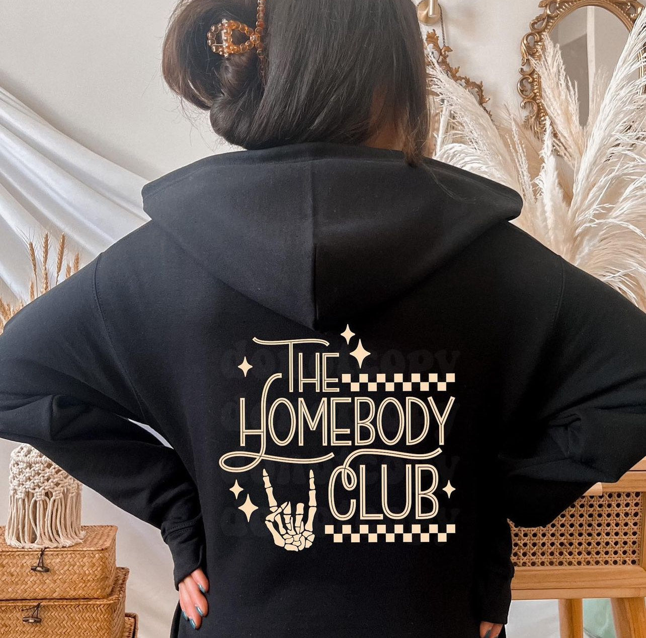 The Homebody Club with Pocket Print